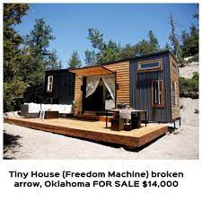Tiny House Freedom Machine Broken Arrow Oklahoma For Sale 14 000 Metal Building Homes Metal Buildings Building A House