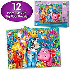 Best sellers in floor puzzles. The Learning Journey My First Big Floor Puzzle Jungle Friends 12 Piece Toddler Puzzle 2 X 1 5 F Walmart Canada