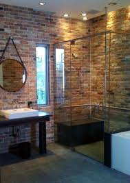 Home Inspiration Design Brick Bathroom Brick Tiles Bathroom Stylish Bathroom