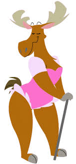 Apparently there was a cute moose lady in Johnny...