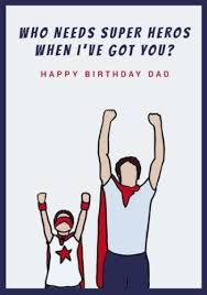 Birthday Drawings For Daddy A Cute Happy Birthday Dad Card Template With An Illustration Of Superheroes On A Light Backgrou Happy Birthday Dad Happy Birthday Dad Cards Cute Happy Birthday