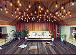 Some lights designed for the kitchen stretch out all the way from the ceiling to illuminate the kitchen. Vaulted Ceiling Lighting Ideas