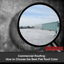 Side shot of the planted slope, stairs and covered gathering space. Commercial Roofing How To Choose The Best Flat Roof Color