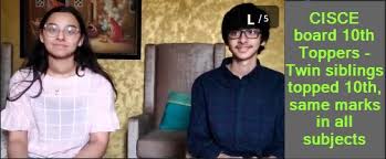 Things were going quite well until mulayam made the mistake of adding a friend to this whatsapp group. Cisce Board 10th Toppers Twin Siblings Topped 10th Same Marks In All Subjects The State