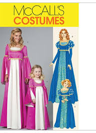 M6141 Mccall S Patterns Medieval Dress Pattern Renaissance Dress Pattern Costume Sewing Patterns