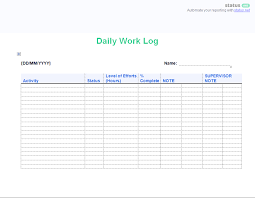 Employee productivity is a metric that is calculated based on the amount of output on a project versus the amount of time it takes. 2 Easy To Use Daily Work Log Templates Free Download