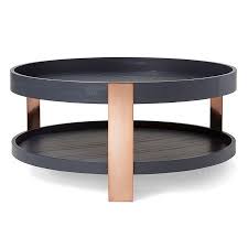Featuring faux shagreen exterior with sleek antiqued brass accents. Coffee Table Black X2f Copper Modern By Dwell Magazine Target Coffee Table Cool Coffee Tables Coffee Table Farmhouse