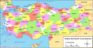 Turkiye Interaktif Haritalari Harita Haritalar Cografya