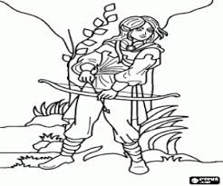 Homemade maple tree bow and arrow: An Elf With Bow And Arrow Coloring Page Printable Game