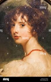 Portrait von Emily Maria Lamm von Sir Thomas Lawrence Stockfotografie