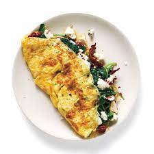 Spinach Sun Dried Tomato And Feta Omelette Recipes Ww Usa Recipe Recipes Omelette Recipe Feta Omelette