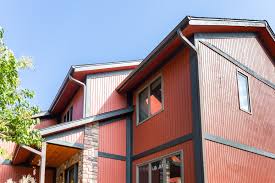 The front door greets us daily and is a key design element when considering curb appeal, says according to a recent analysis of more than 135,000 photos from sold homes around the country, the benjamin moore graphite 1603 (image credit: Benjamin Moore Blue Door Painting
