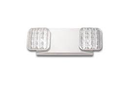 Led Emergency Light Fixture Ul Listed 90 Minute Battery 2 Lights Exit Sign Warehouse