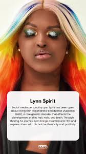 Lynn Spirit is living boldly with Hypohidrotic Ectodermal Dysplasia. His  journey is all about embracing uniqueness and spreading positivity!