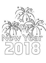 New Year 2018 Coloring Page New Year Coloring Pages Coloring Pages Happy New Year 2018