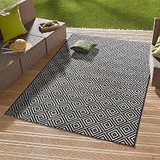 Bougari Interieur Exterieur Tapis Noir Karo Tapis Exterieur Tapis Noir Tapis Exterieur Terrasse