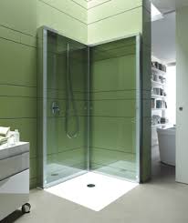 Brilliant Space Saving Shower Design The Glass Doors Fold In When Not In Use Compact Bathroom Modern Shower Small Bathroom