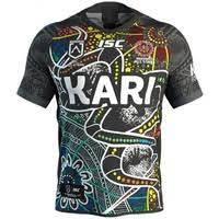 Represent the aboriginal australians and torres strait islanders in the bold and colourful indigenous all stars 2021 shirt from australian sports company . Nrl Indigenous All Stars