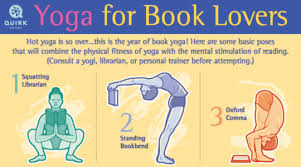 12 Yoga Poses For Book Lovers Infographic Books Book Talk Book Lovers