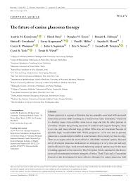 Get the inside scoop on jobs, salaries, top office locations, and ceo insights. Pdf The Future Of Canine Glaucoma Therapy