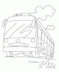 Drawing « bus coloring pages. Pictures Of Buses For Kids Coloring Home