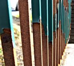 Home front wall iron gates design ideas malta. Painting Rusty Iron Fences And Gates Peek Brothers Painting