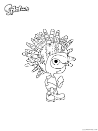 Print splatoon coloring pages for free and color our splatoon coloring! Splatoon Coloring Pages Splatoon 8 Printable 2021 5714 Coloring4free Coloring4free Com