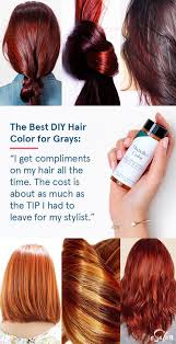 Fast Fix For Gray Hair The Custom Hair Coloring Is Perfect I Have Had Better Results With Esalon Than Wh Covering Gray Hair At Home Hair Color Diy Hair Color