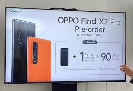 Oppo find x2 pro merupakan handphone hp dengan kapasitas 4260mah dan layar 6.7 yang dilengkapi dengan kamera belakang 48 + 48 + 13mp dengan tingkat densitas piksel sebesar 513ppi dan tampilan resolusi sebesar 3168 x 1440pixels. Oppo Find X2 Is Priced The Same As The Galaxy S20 In Malaysia