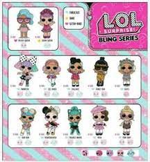 The dolls debuted on july 7th 2019, with the first line (series 1) featuring royal bee (big sister to queen bee), neonlicious (big sister to neon q.t. Lol Surprise Bling Serie Ebay Kleinanzeigen