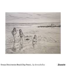 Ocean Discoveries Beach Day Pencil Art Drawing Poster Zazzle Com In 2021 Art Beach Drawing Ocean Art Bjorn riis' guitar work and songwriting on a day at the beach solidifies him as the guitar hero of the new.