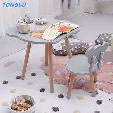 Our furniture testing goes above and beyond the industry standard to ensure stability. Kids Furniture Simple Children S Solid Wood Table And Chair Set Writing Games Learning Tables And Chairs Desk Dining Table Set Kidskomp