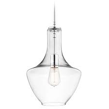 Kichler Lighting Everly Chrome Pendant Light With Bowl Dome Shade 42141chclr Builders Lighting In 2020 Chrome Pendant Lighting Kichler Lighting Pendant Light