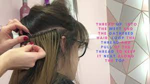 Clearance clip in 100% real remy human hair extensions balayage/ombre full head. How To Apply La Weave Hair Extensions Sew In Hair Extensions Youtube