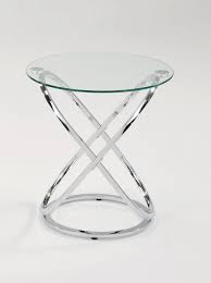 Check spelling or type a new query. Monarch Clear Glass Round Coffee Side End Table With Chrome Base