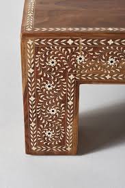 Blue woods bone inlay table. Quebec Inlay Rectangular Coffee Table Rectangular Coffee Table Coffee Table Inlay
