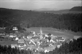 1961 hausen, kirchen incorporated into : Kirchen Hausen Blick Von Der Hohe Auf Kirchen Hausen Detailseite Leo Bw