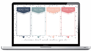 Get Organised With This Free Desktop Organizer Background Lovilee In 2020 Desktop Organization Desktop Wallpaper Organizer Getting Organized