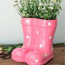 Zinc wellington boot planters by london garden trading description: Boot Planter Products For Sale Ebay