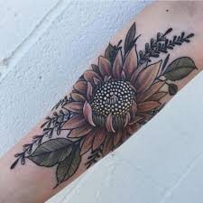 Image Result For Sunflowers And Lavender Tattoo Lavender Tattoo Badass Tattoos Sunflower Tattoos