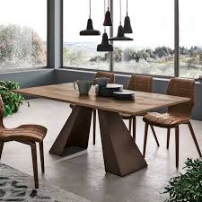 Over 30,790 modern dining room pictures to choose from, with no signup needed. Contemporary Dining Table Taurus 200 Target Point New Wood Veneer Brushed Metal Base Painted Metal Base