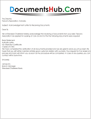 As an email attachment or as the body of your email. Acknowledgement Letter For Receiving Documents