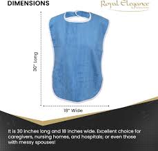 Premium Adult Bibs - bibs for adults Men, Women; Eating Cloth for Elderly  Seniors and Disabled, Adjustable, Terry bib Clothing Protectors, Machine ...