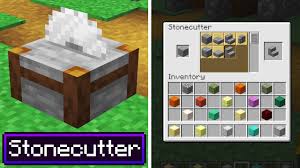 Stonecutter New Ways To Get Blocks Minecraft 1 14 Snapshot Update 19w04a Youtube