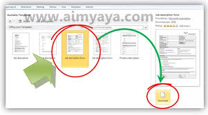 Bagi para peminat template jobdesc ini, template dijual dengan harga hanya rp 500 ribu. Cara Membuat Job Description Di Ms Word 2010