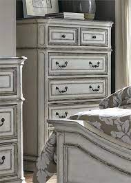 Magnolia Manor Upholstered Sleigh Bed In Antique White Finish By Liberty Furniture 244 Br Qusl White Furniture Living Room Liberty Furniture Rustic Furniture