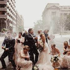 Fun Bridal Party Photo Idea Popping Champagne Wedding Pictures Dream Wedding Photo