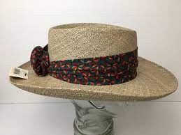 Vintage Maxfli Golf Straw Hat Multi Color Hat Band Nos Women S One Size New Usa Maxfli Golfstrawsun Lids Hat Hat Band Hats