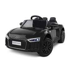 Childs Ride On Car Electric Ute Remote Music Battery Licensed Audi R8 Black Kids Ride On Audi Audi R8 Black