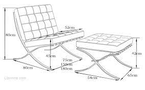 Useful information about the barcelona chair's design and manufacturing. Barcelona Chair Dimensions Images Slike